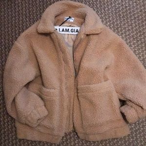 I.AM.GIA Pixie Coat Size S Carmel Color